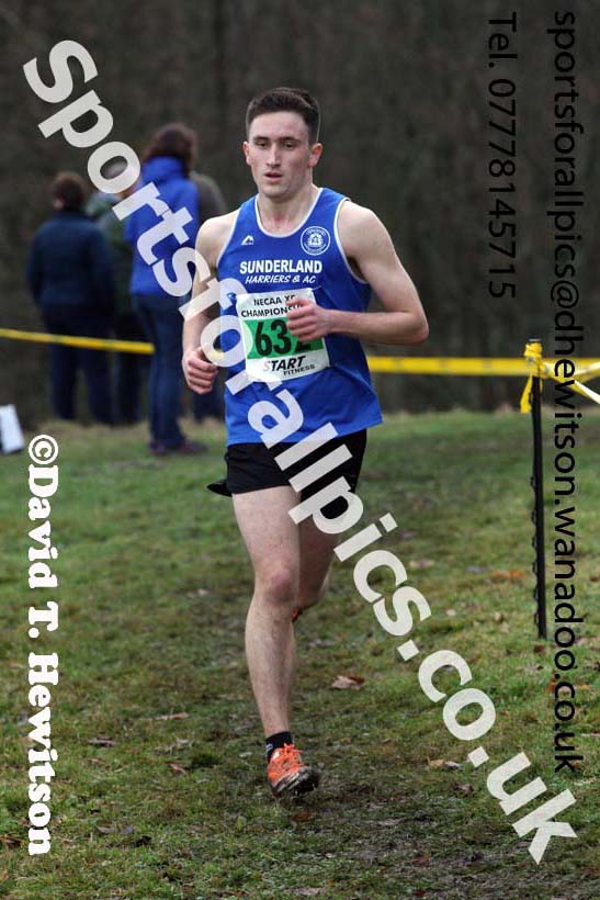 Mens under-20s North Eastern Cross Country, Aykley Heads, Durham. Photo: David T. Hewitson/Sports for All Pics